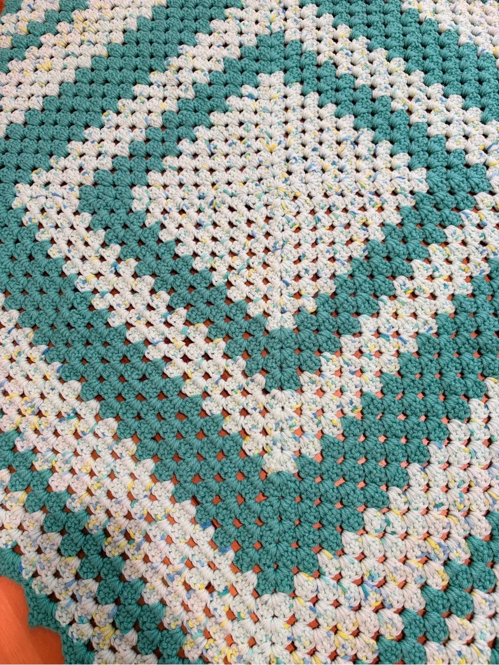 Handmade Crochet Toddler Blanket